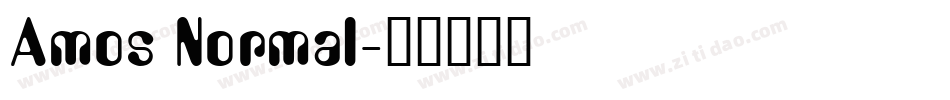 Amos Normal字体转换